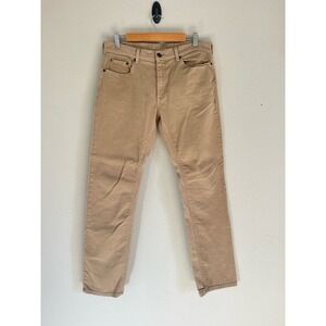 Mott & Bow Jeans Mens Khaki Slim Mercer Stretch Pant Casual 33x32 34x30